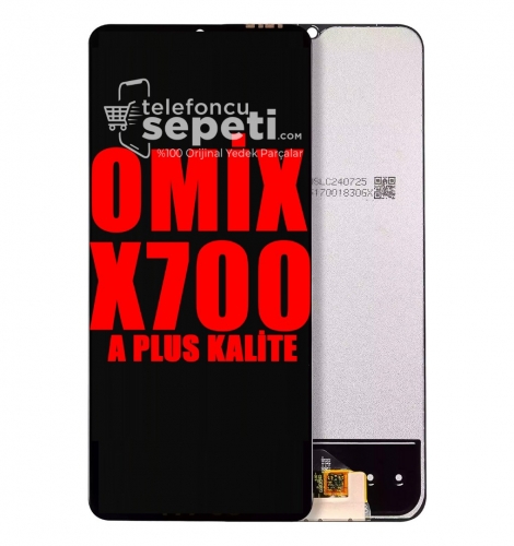 Omix X700 Ekran Dokunmatik Siyah Çıtasız A Plus Kalite