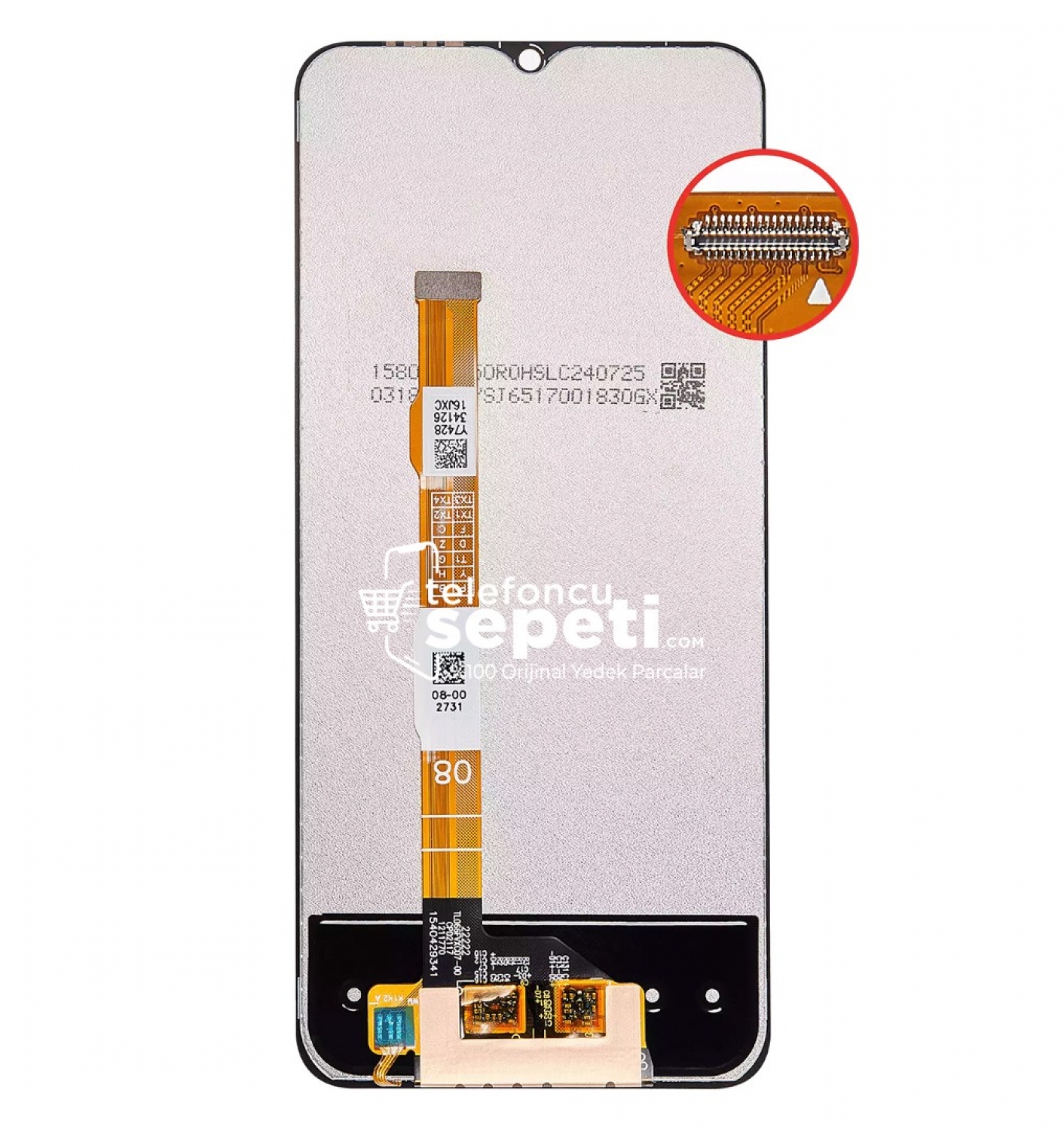 Vivo Y31 Ekran Dokunmatik Siyah Çıtasız %100 Orijinal