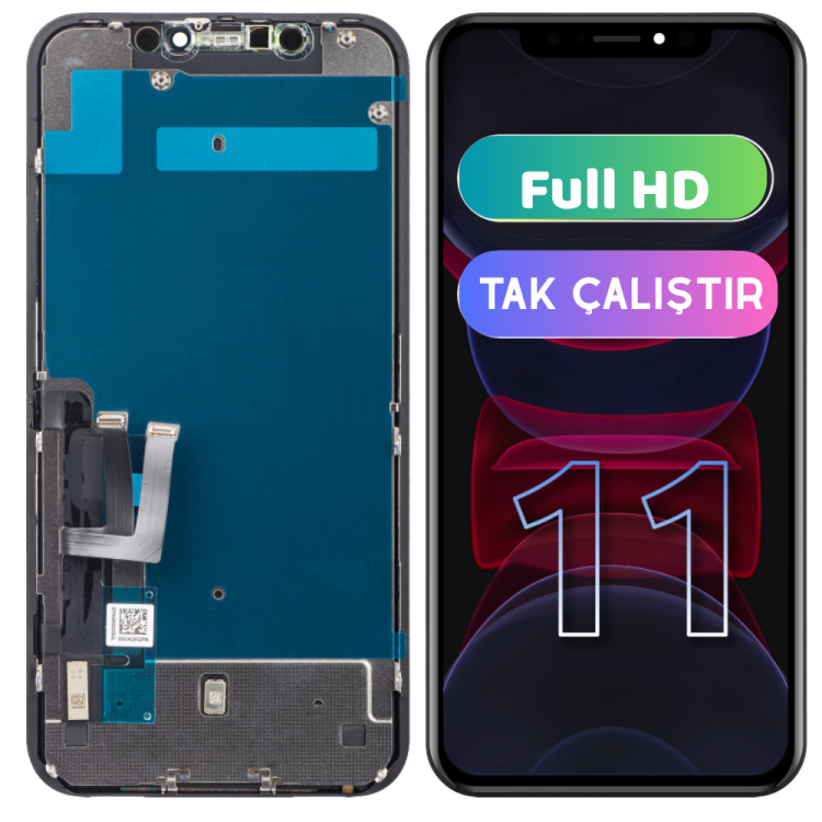 iPhone 11 Ekran Full Hd Tak Çalıştır Ekran
