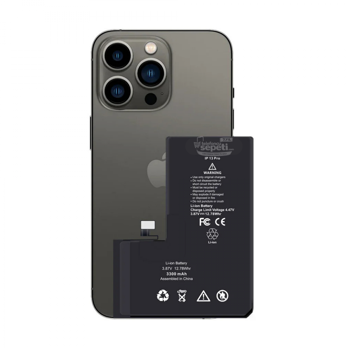 Apple iphone 13 Servis Batarya Pil Orijinal Ürün ( Ayarlarda Orijinal Yazar)