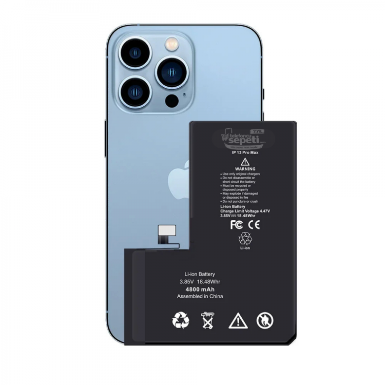 Apple iphone 13 Pro Max Servis Batarya Pil Orijinal Ürün ( Ayarlarda Orijinal Yazar)