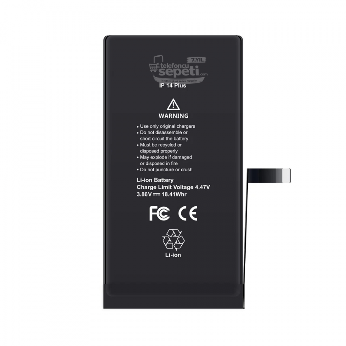 Apple iphone 14 Plus Servis Batarya Pil Orijinal Ürün ( Ayarlarda Orijinal Yazar)