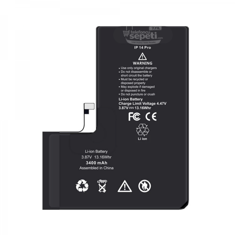 Apple iphone 14 Pro Servis Batarya Pil Orijinal Ürün ( Ayarlarda Orijinal Yazar)