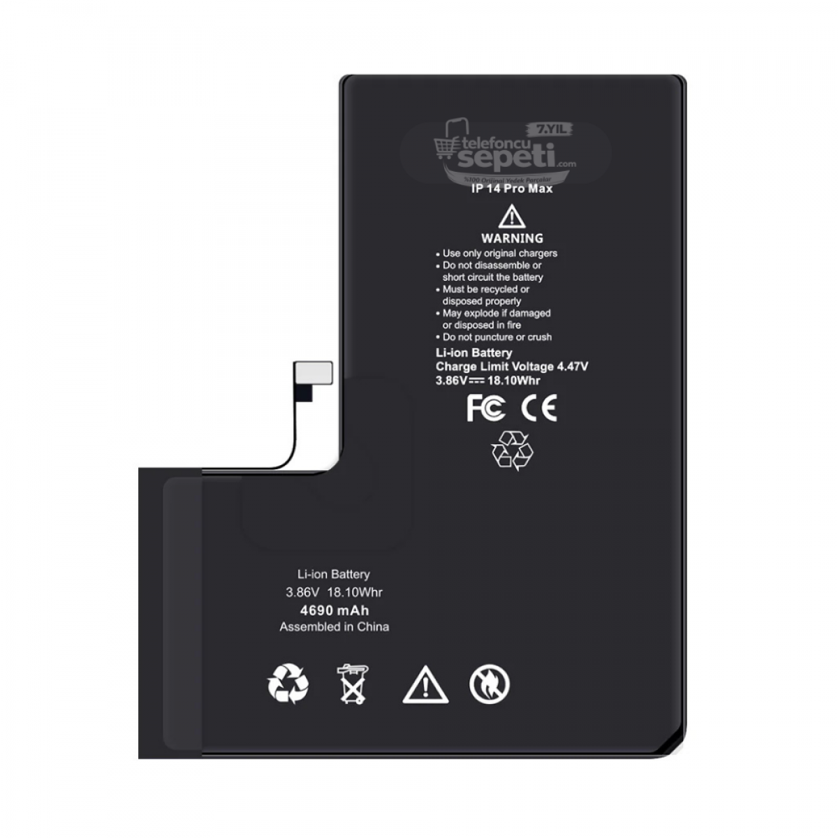 Apple iphone 14 Pro Servis Batarya Pil Orijinal Ürün ( Ayarlarda Orijinal Yazar)