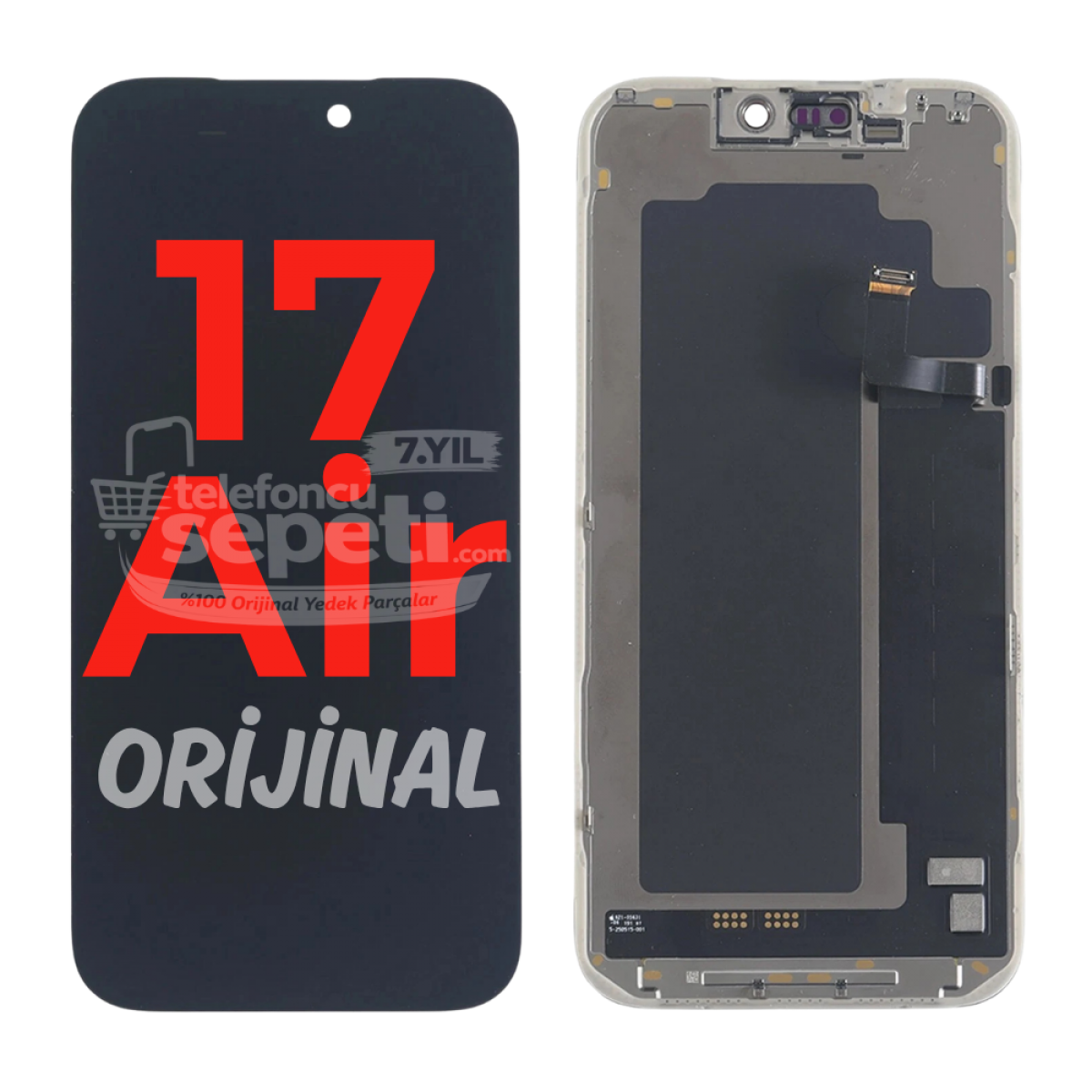 İphone 17 Air Orijinal Ekran Dokunmatik (Ayarlarda Yazar)