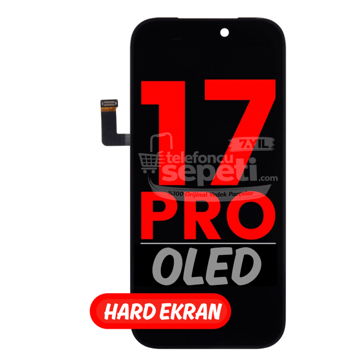 İphone 17 Pro Ekran Hard Oled Ekran 120hz
