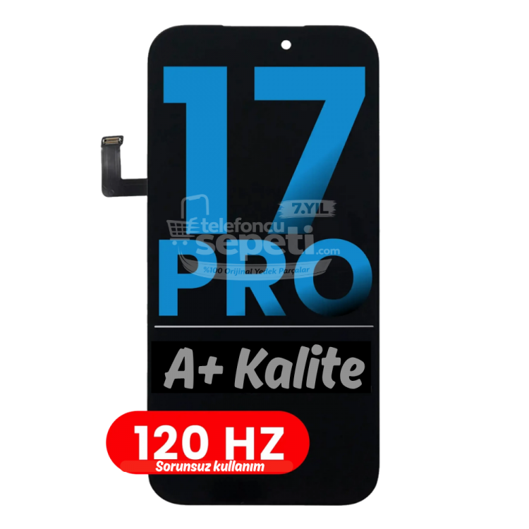 İphone 17 Pro Ekran Dokunmatik A Plus Kalite 120hz (Sorunsun Günlük Kullanım)