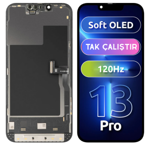 İphone 13 Pro için Soft Oled Ekran Dokunmatik Tak Çalıştır Ekran