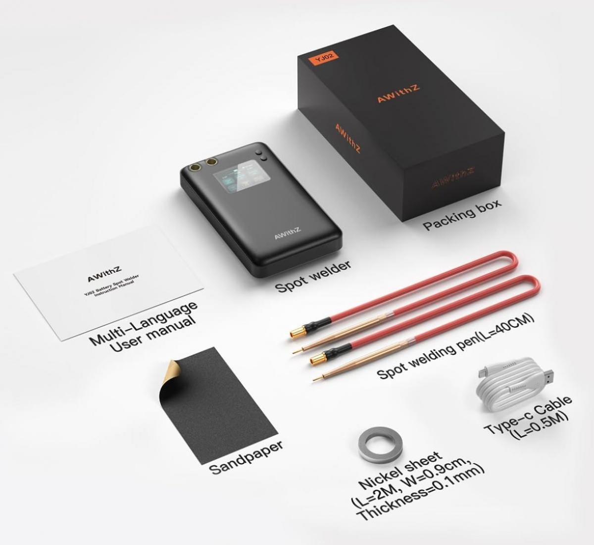 AWithZ P90C 56,8 KW Pil Punta Nokta Kaynak Makinesi