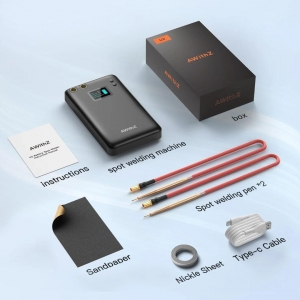 AWithZ U2 7500mAh Yüksek Güçlü Pil Punta Kaynak Makinesi Çift Kol