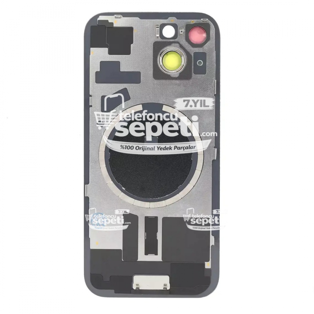 İphone 15 Plus Arka Kapak Pembe Full Set