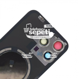 İphone 15 Pro Max Arka Kapak Beyaz Titanyum Full Set