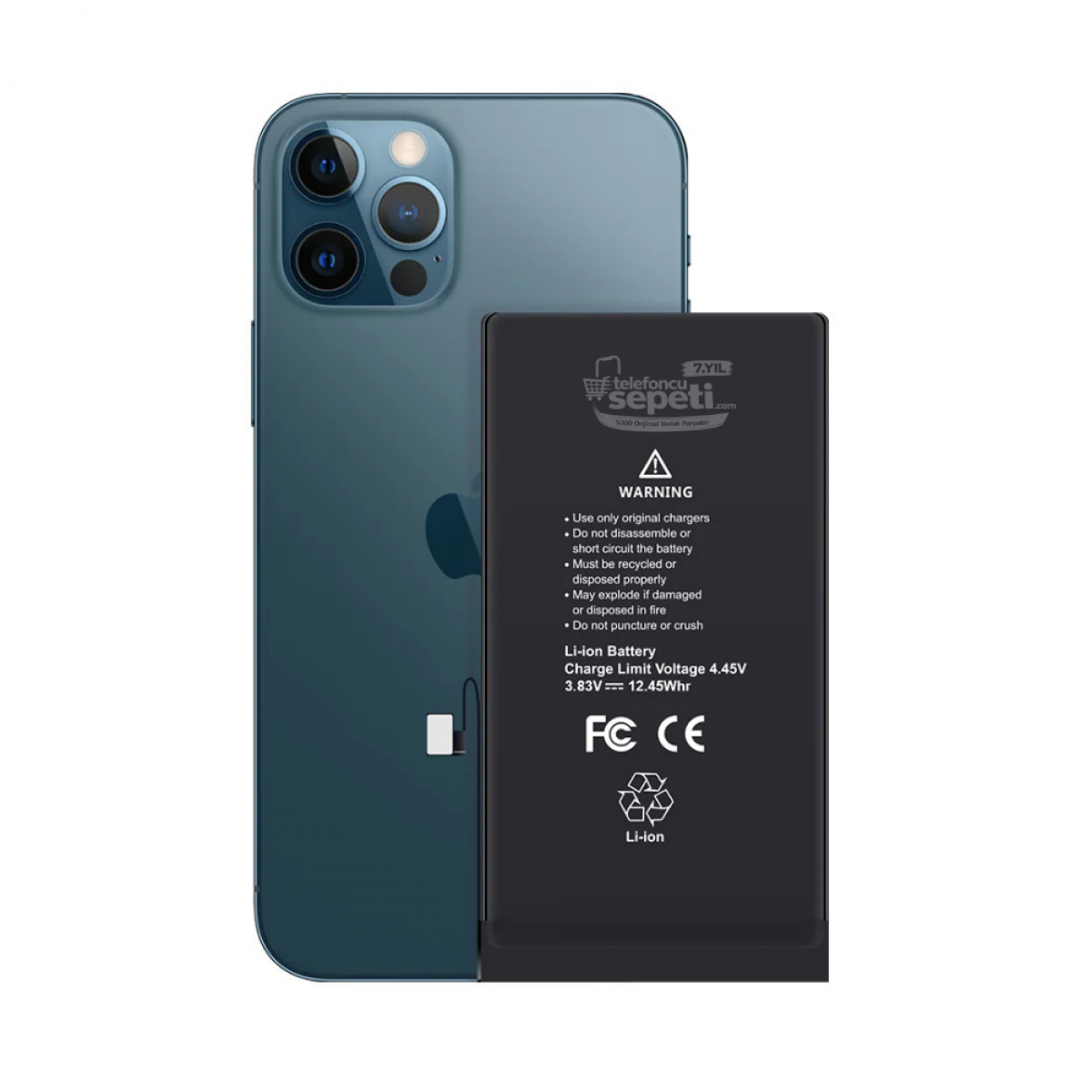 Apple iphone 13 Servis Batarya Pil Orijinal Ürün ( Ayarlarda Orijinal Yazar)