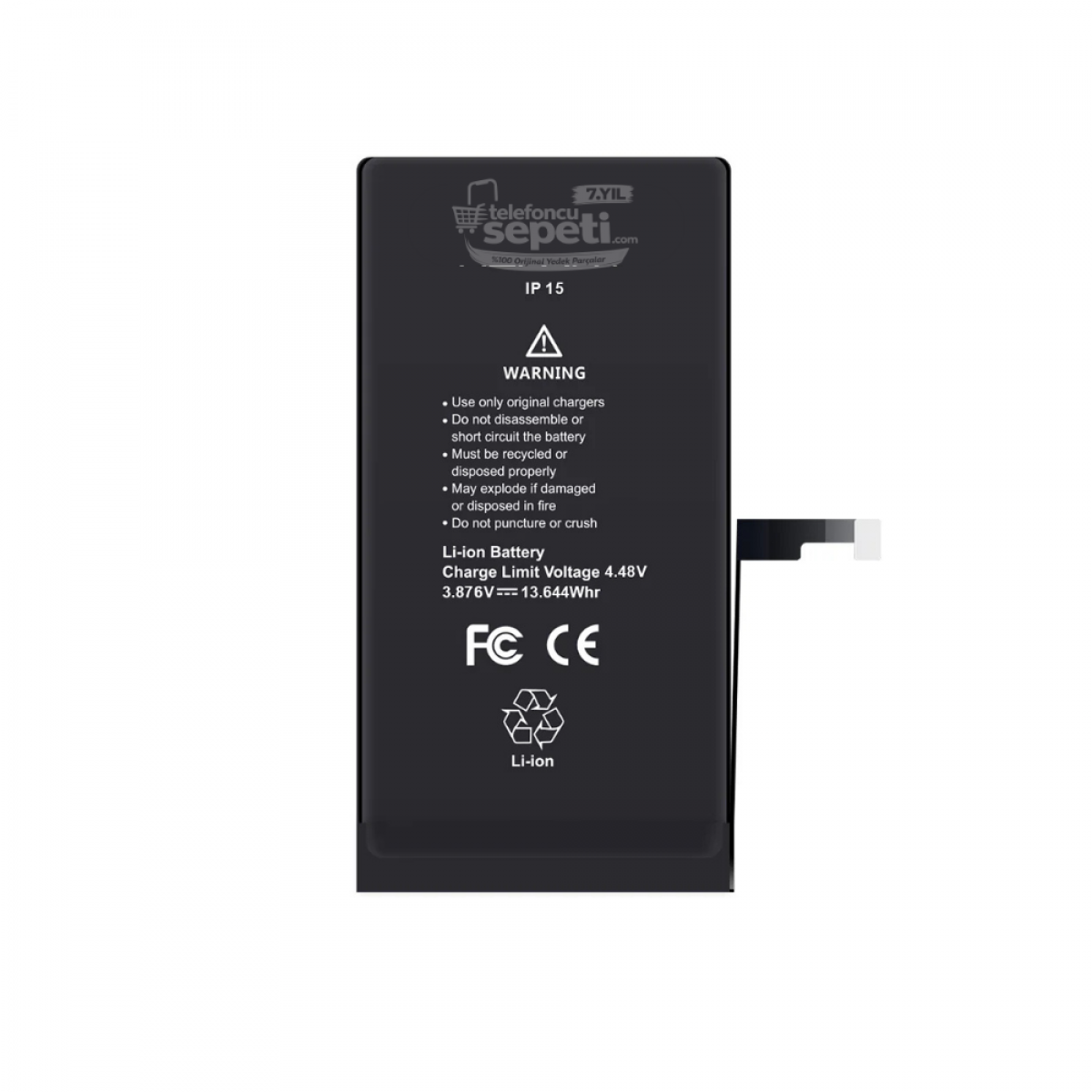 Apple iphone 15 Servis Batarya Pil Orijinal Ürün ( Ayarlarda Orijinal Yazar)