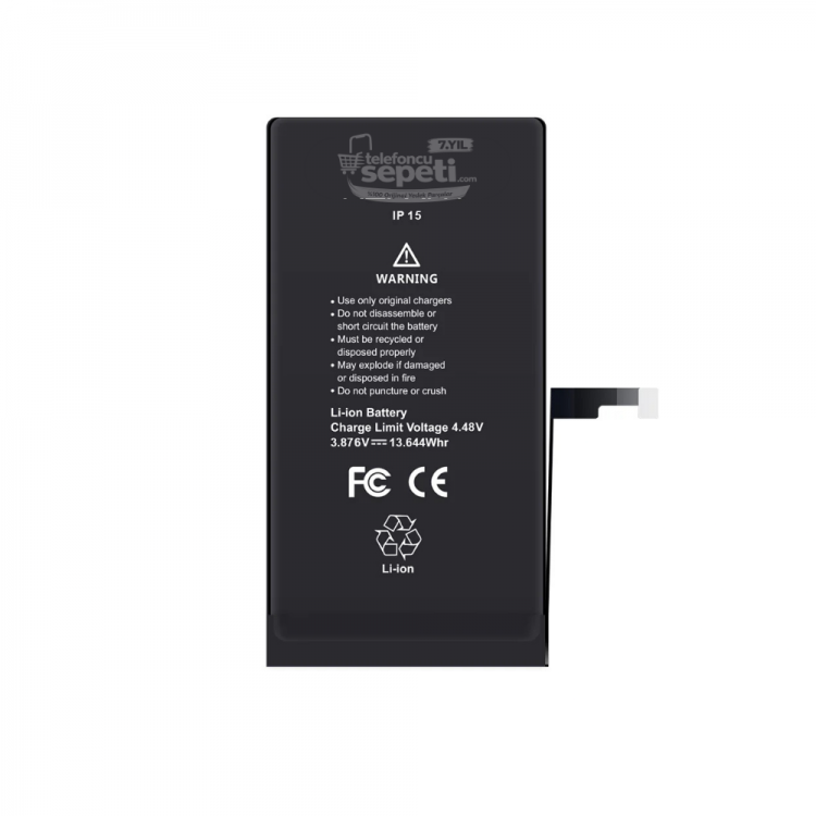 Apple iphone 15 Servis Batarya Pil Orijinal Ürün ( Ayarlarda Orijinal Yazar)