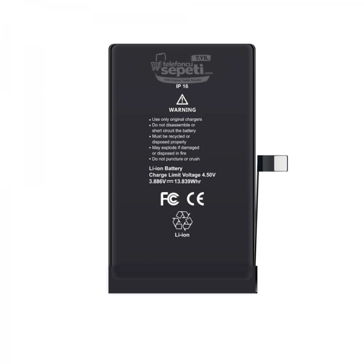 Apple iphone 16 Servis Batarya Pil Orijinal Ürün ( Ayarlarda Orijinal Yazar)