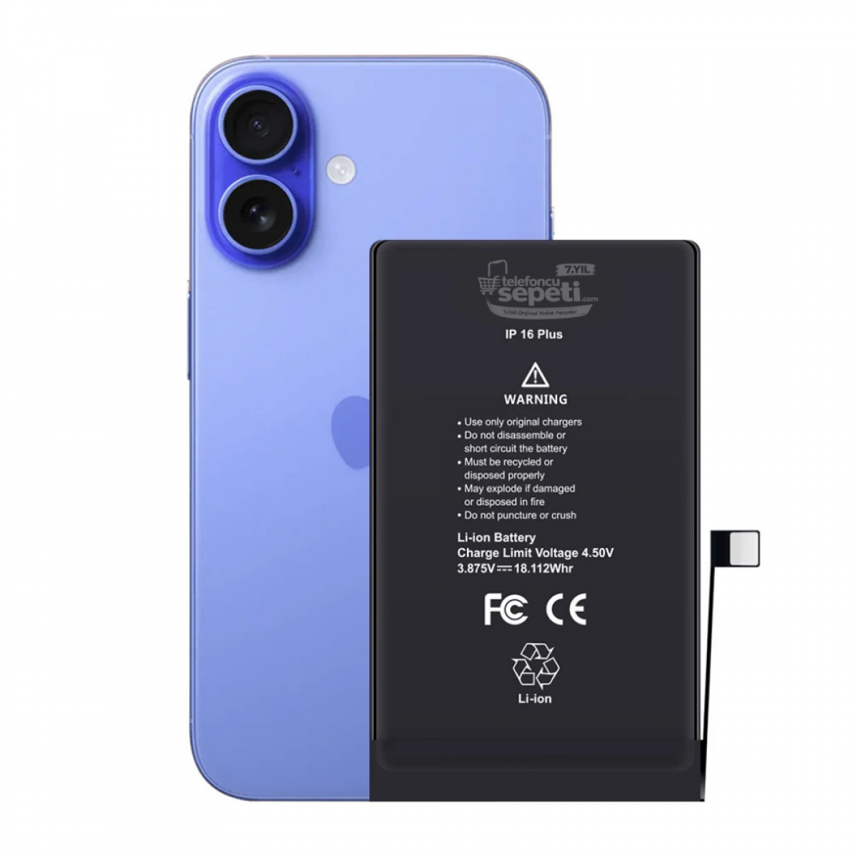 Apple iphone 15 Servis Batarya Pil Orijinal Ürün ( Ayarlarda Orijinal Yazar)