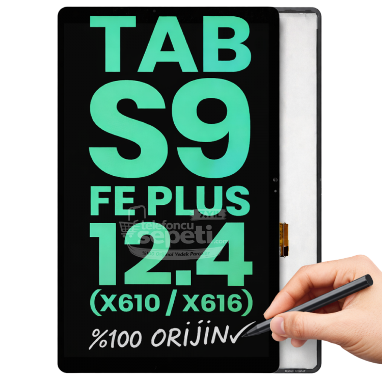 Samsung Galaxy Tab S9 FE Plus Ekran Dokunmatik Orijinal Kalem Çalışır Sm-X610 SM-X616B