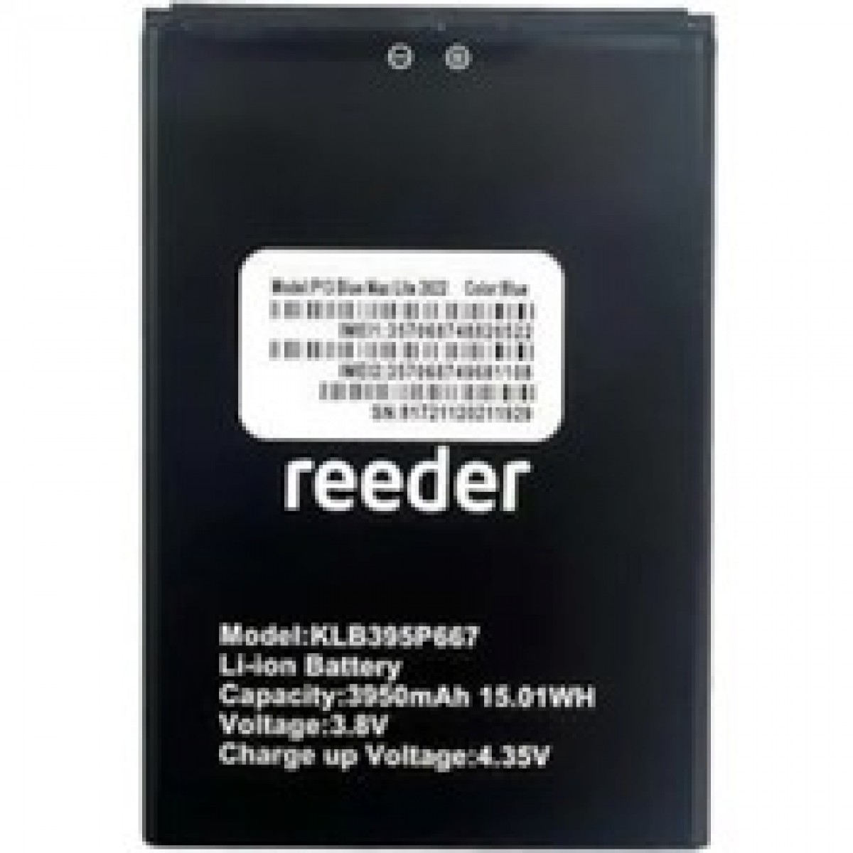 Reeder P13 BLUE MAX Batarya Pil Orjinal Mah Logosuz Ürün