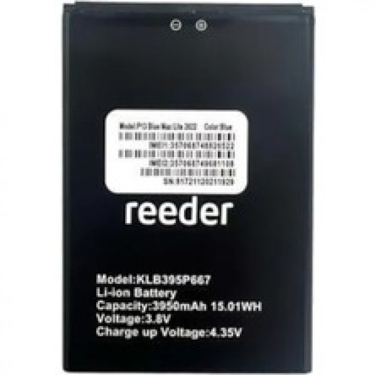 Reeder P13 BLUE MAX Batarya Pil Orijinal Kapasite Logosuz Ürün (1. Kalitedir)