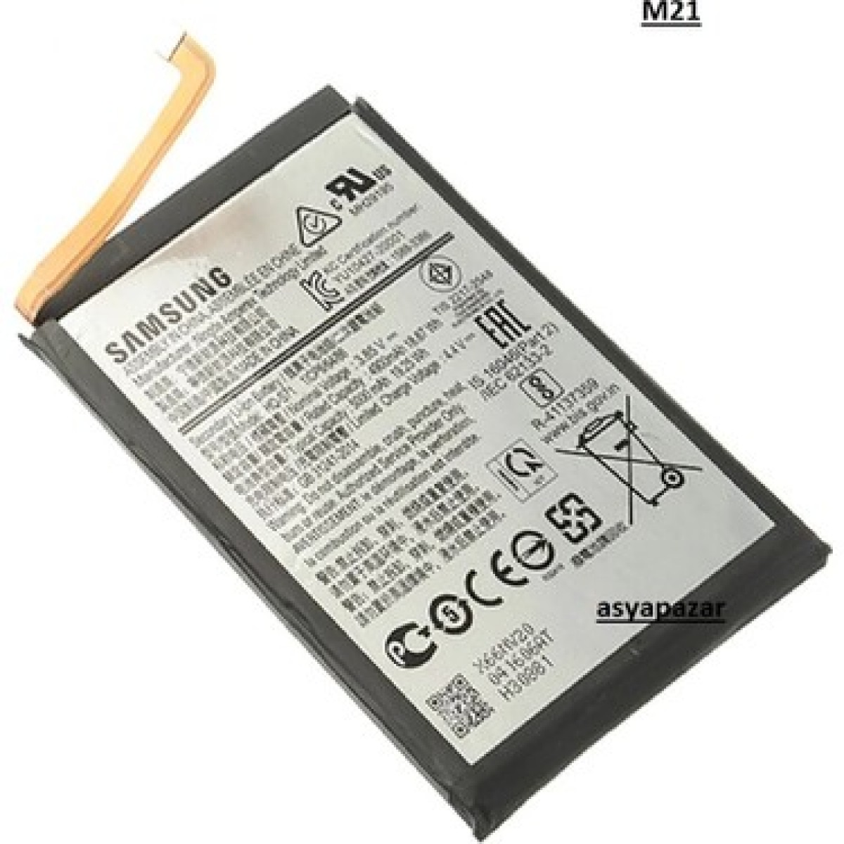Samsung M21 Batarya Pil Orjinal Mah Logosuz Ürün EB-BM215ABY Samsung M21 Batarya Pil Orjinal Mah Logosuz Ürün EB-BM215ABY