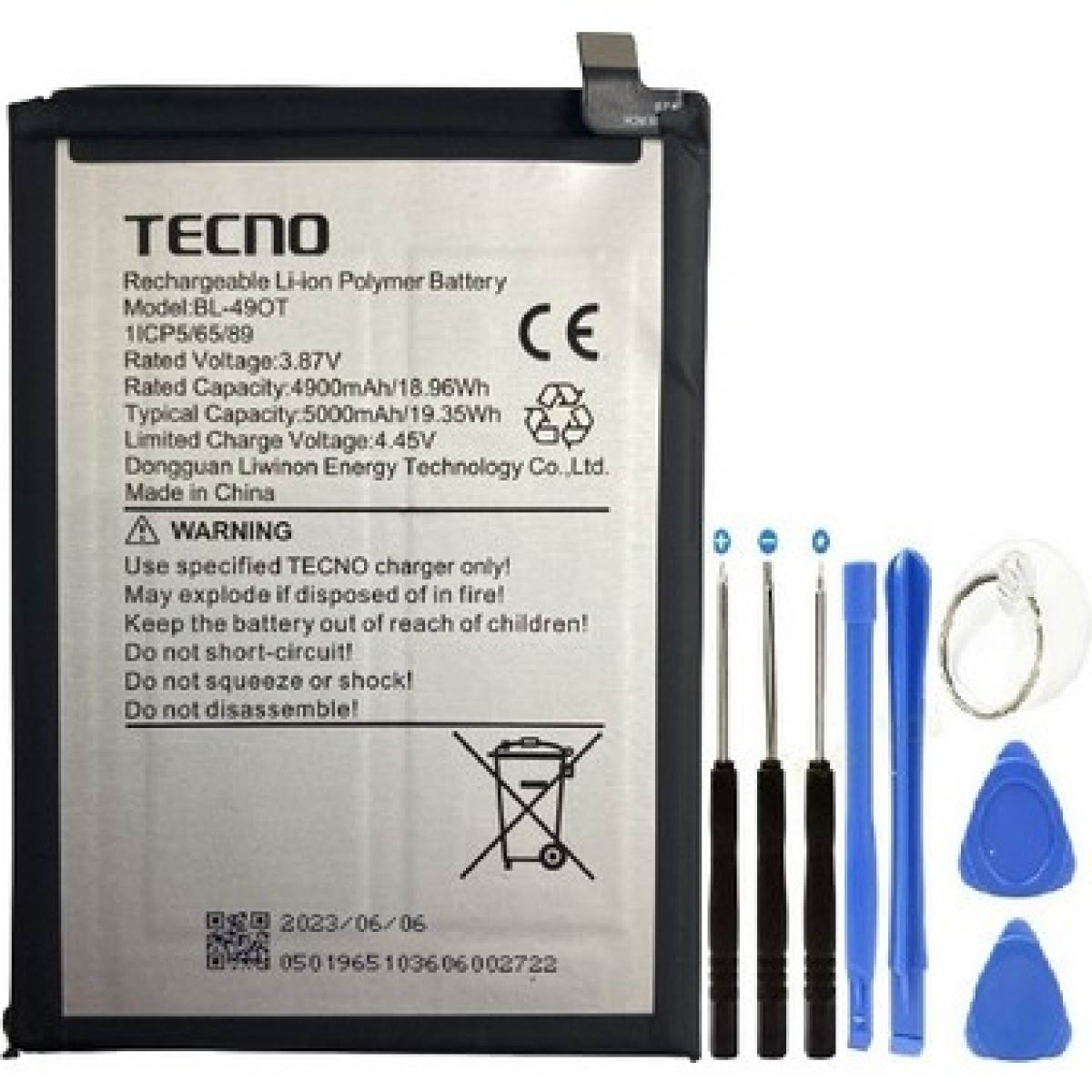 Tecno Camon 20 PRO Batarya Pil Orjinal Mah Logosuz Ürün BL-49OT