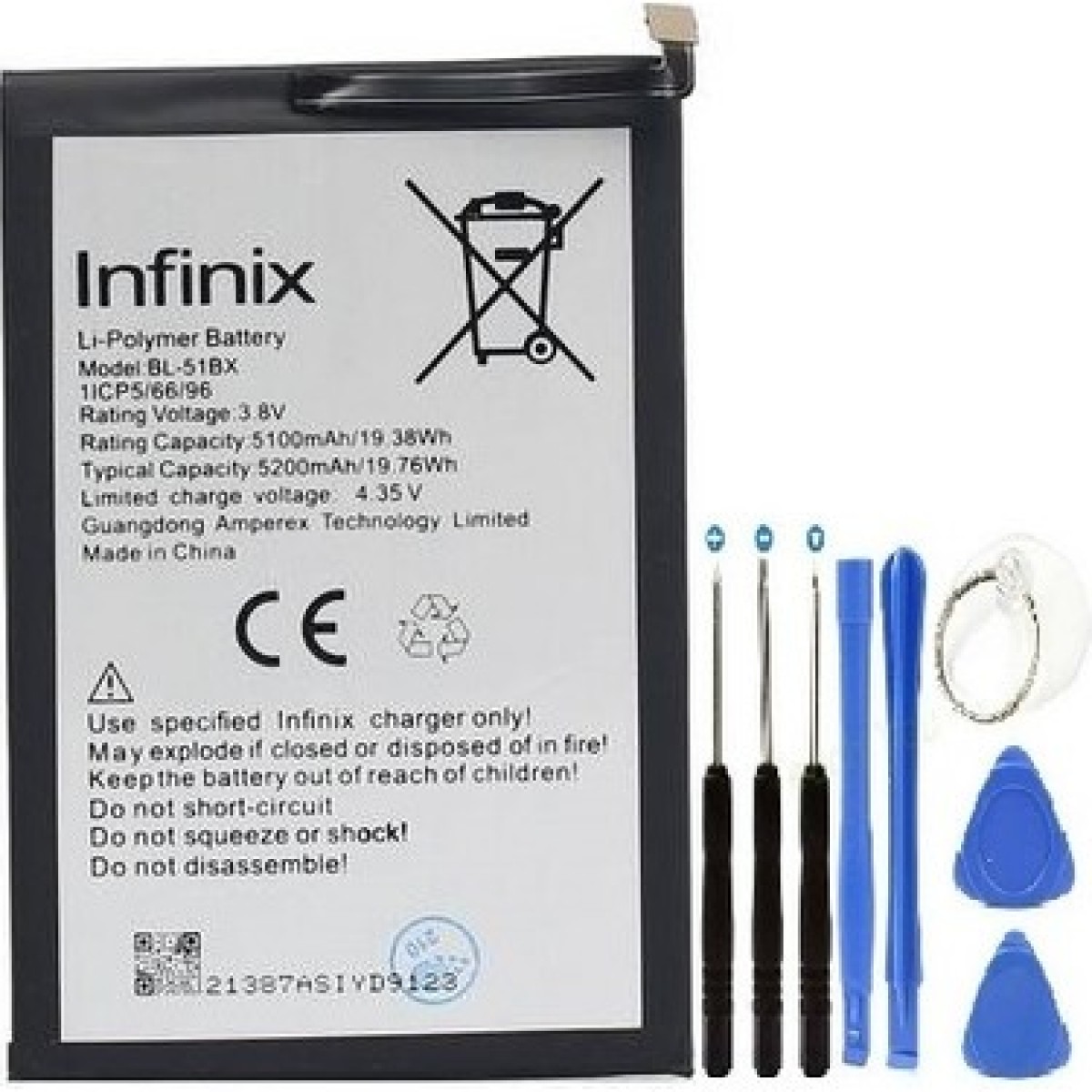 Infinix HOT 10 Batarya Pil Orjinal Mah Logosuz Ürün BL-51BX Infinix HOT 10 Batarya Pil Orjinal Mah Logosuz Ürün BL-51BX