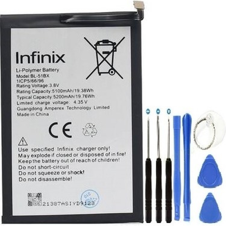 Infinix HOT 10 Batarya Pil Orjinal Mah Logosuz Ürün BL-51BX