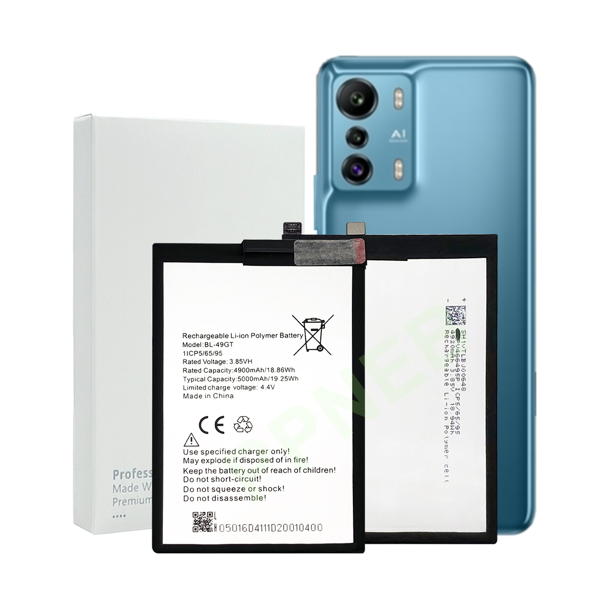 Tecno Spark 9 PRO Batarya Pil Orjinal Mah Logosuz Ürün BL-49GT