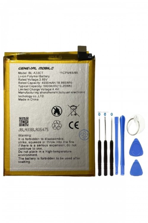 General Mobile GM22 PLUS Batarya Pil Orjinal Mah Logosuz Ürün