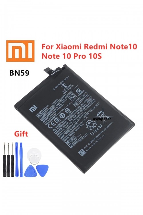 Xiaomi Redmi Note 10S Batarya Pil Orjinal Mah Logosuz Ürün BN59