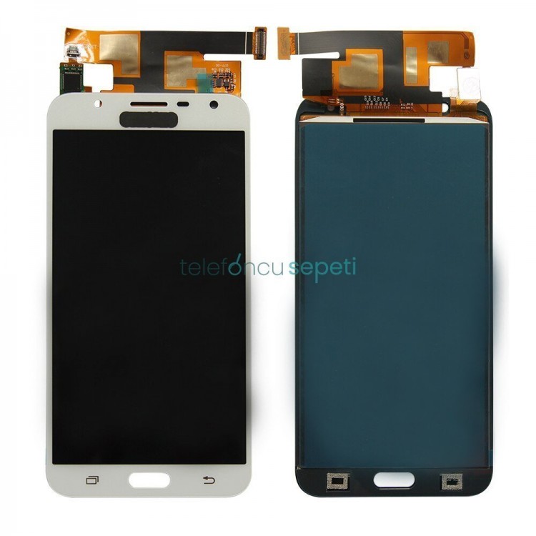 Samsung Galaxy J7 Core J701 Ekran Dokunmatik Gümüş Oled Üstün Kalite