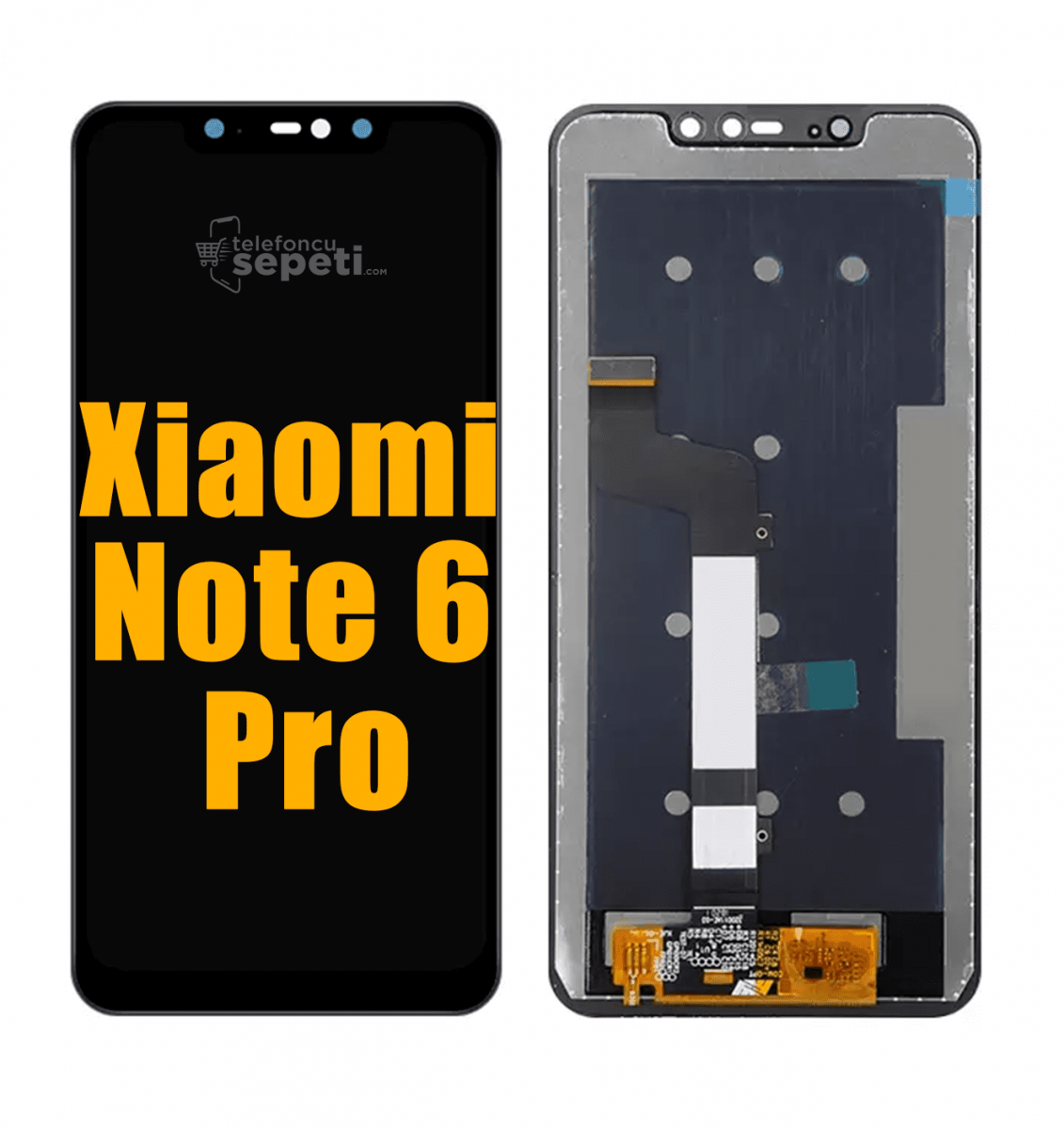 Xiaomi Redmi Note 6 Pro Ekran Dokunmatik Siyah Çıtasız A Plus Kalite