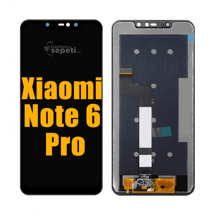 Xiaomi Redmi Note 6 Pro Ekran Dokunmatik Siyah Çıtasız A Plus Kalite