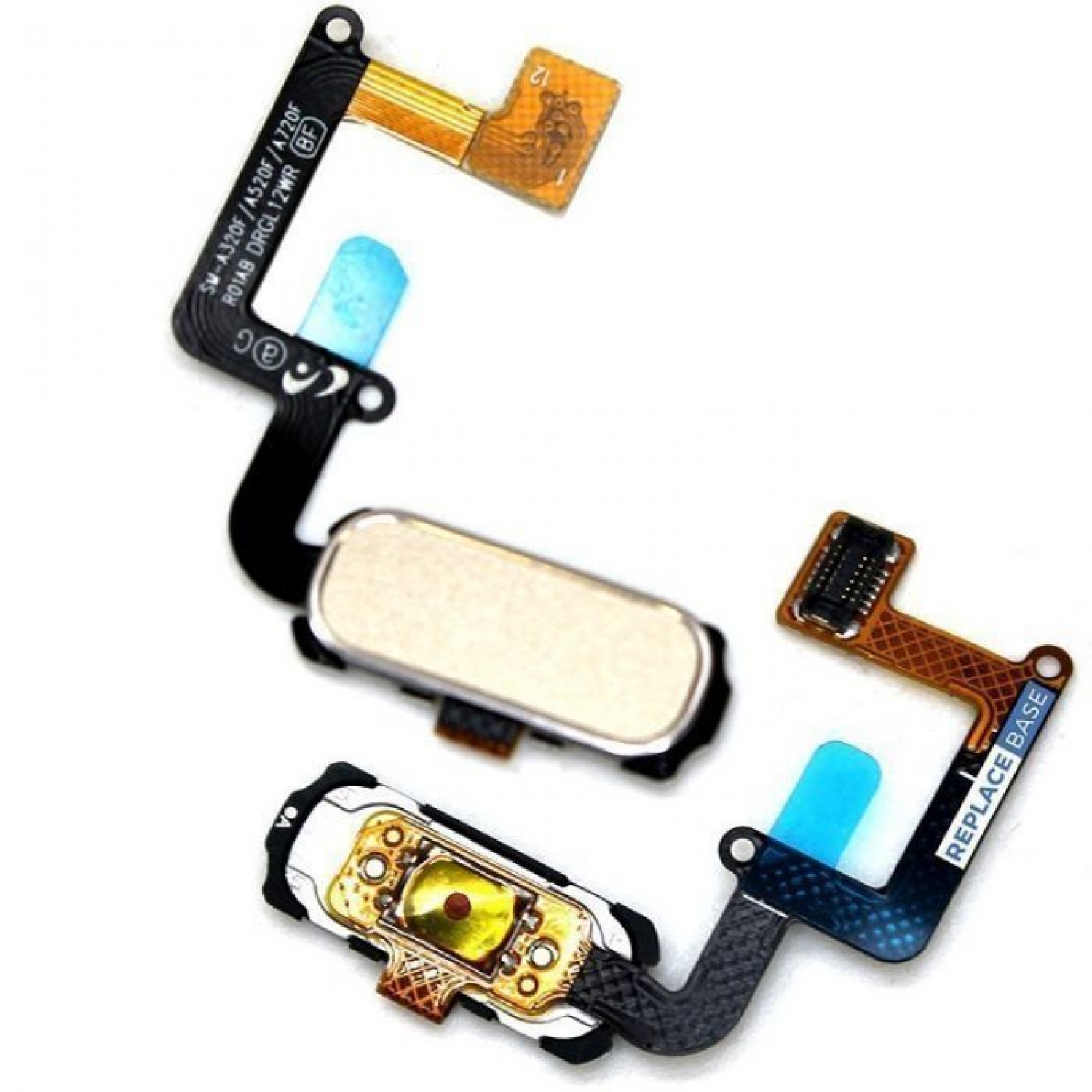 Samsung Galaxy A720 Home Tuş Bordu Filmi Gold