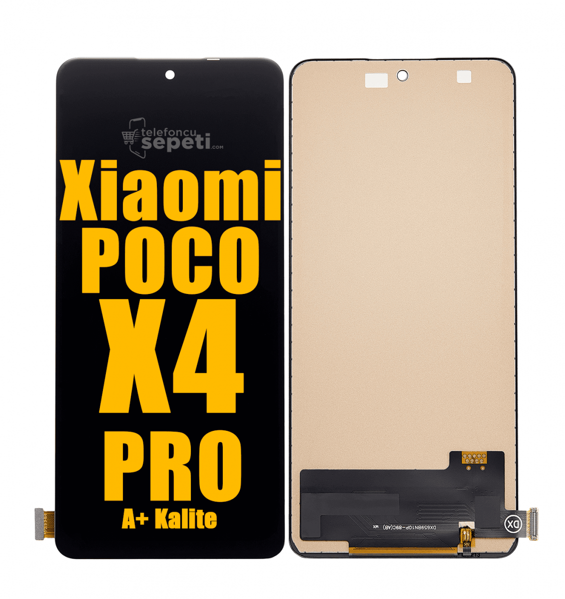Xiaomi Poco X4 Pro Ekran Dokunmatik Siyah Çıtasız A Plus Kalite