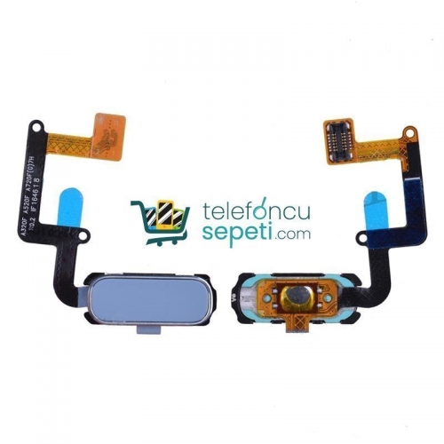 Samsung Galaxy A720 Home Tuş Bordu Filmi Mavi