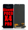Xiaomi Foco X4 Pro Ekran Dokunmatik Siyah Çıtasız Orjinal