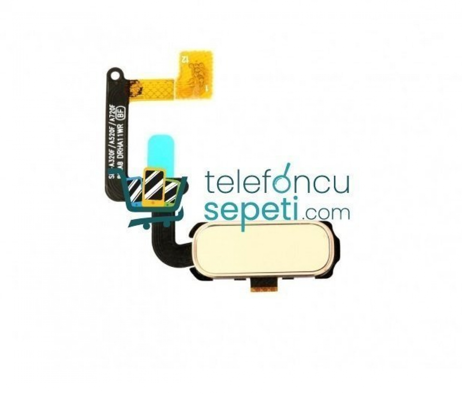 Samsung Galaxy A720 Home Tuş Bordu Filmi Rose