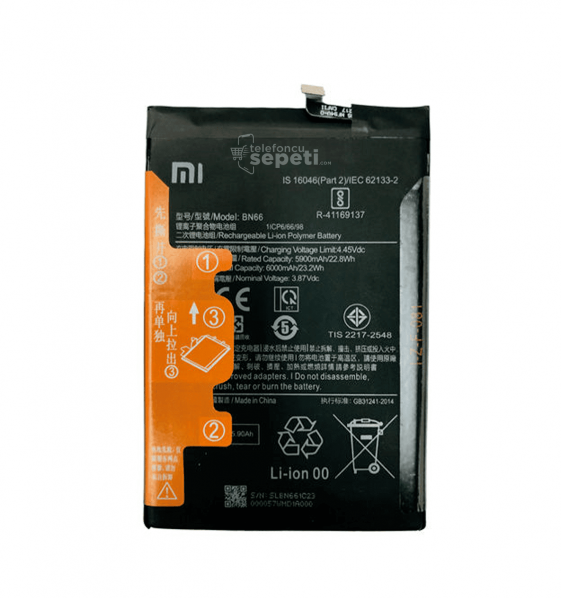 Xiaomi Poco C40 Batarya Pil Orjinal BN66