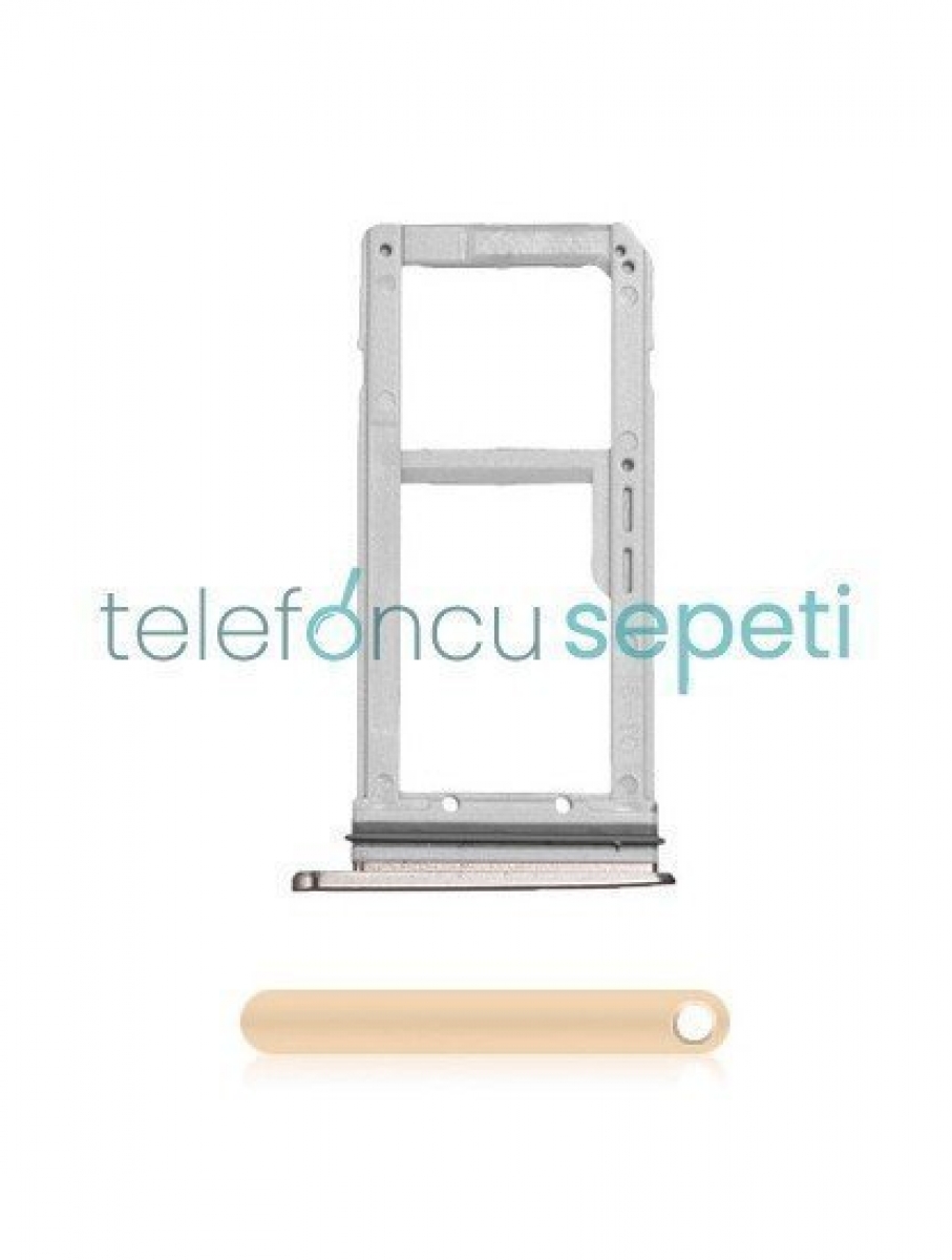 Samsung Galaxy S7 Edge G935 Sim Kart Tepsisi Gold