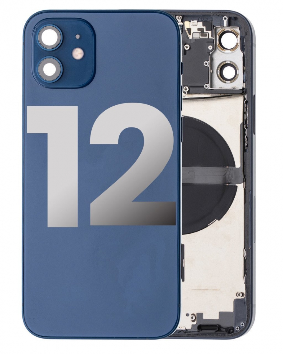 İPhone 12 Kasa Kapak Mavi Boş