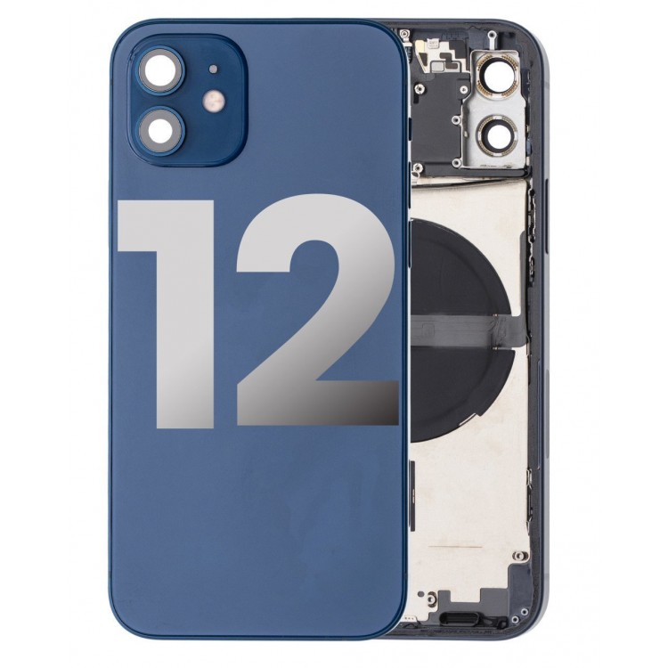 İPhone 12 Kasa Kapak Mavi Boş