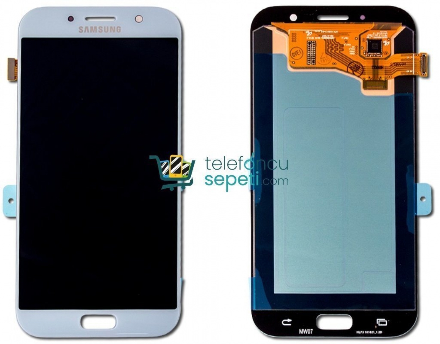 Samsung Galaxy A720 Ekran Dokunmatik Mavi Orjinal Servis