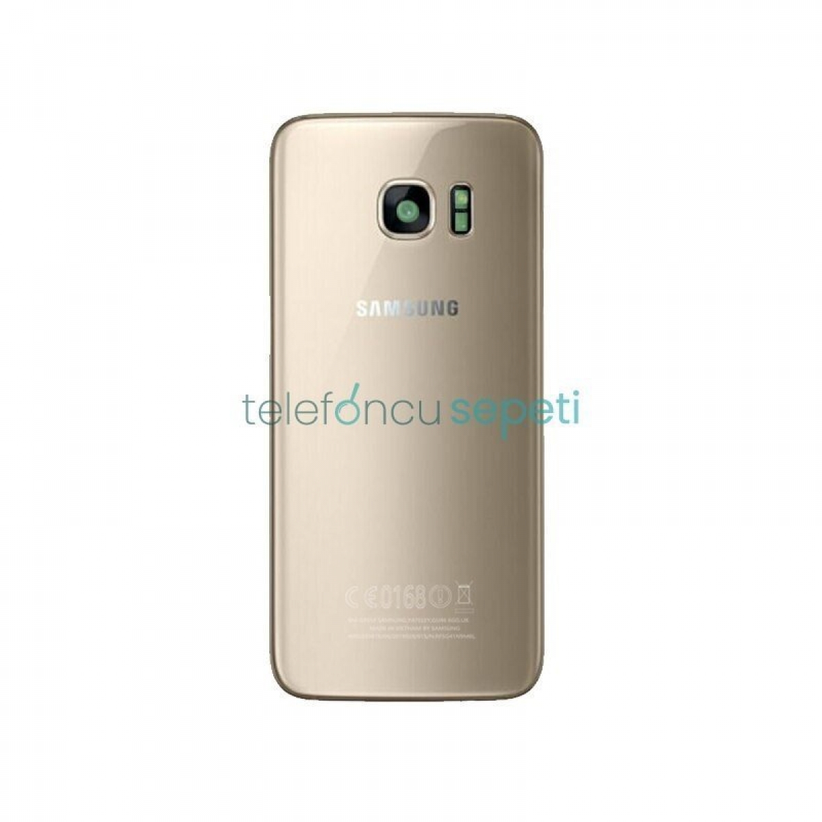Samsung Galaxy S7 G930 Arka Kapak Gold Orjinal