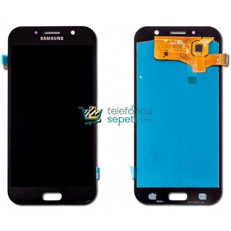 Samsung Galaxy A720 Ekran Dokunmatik Siyah Orjinal Servis