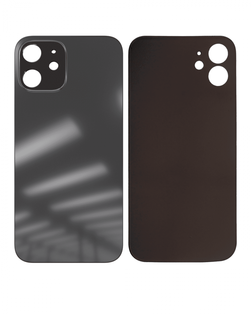 İPhone 12 Arka Kapak Siyah Lazer Kesim