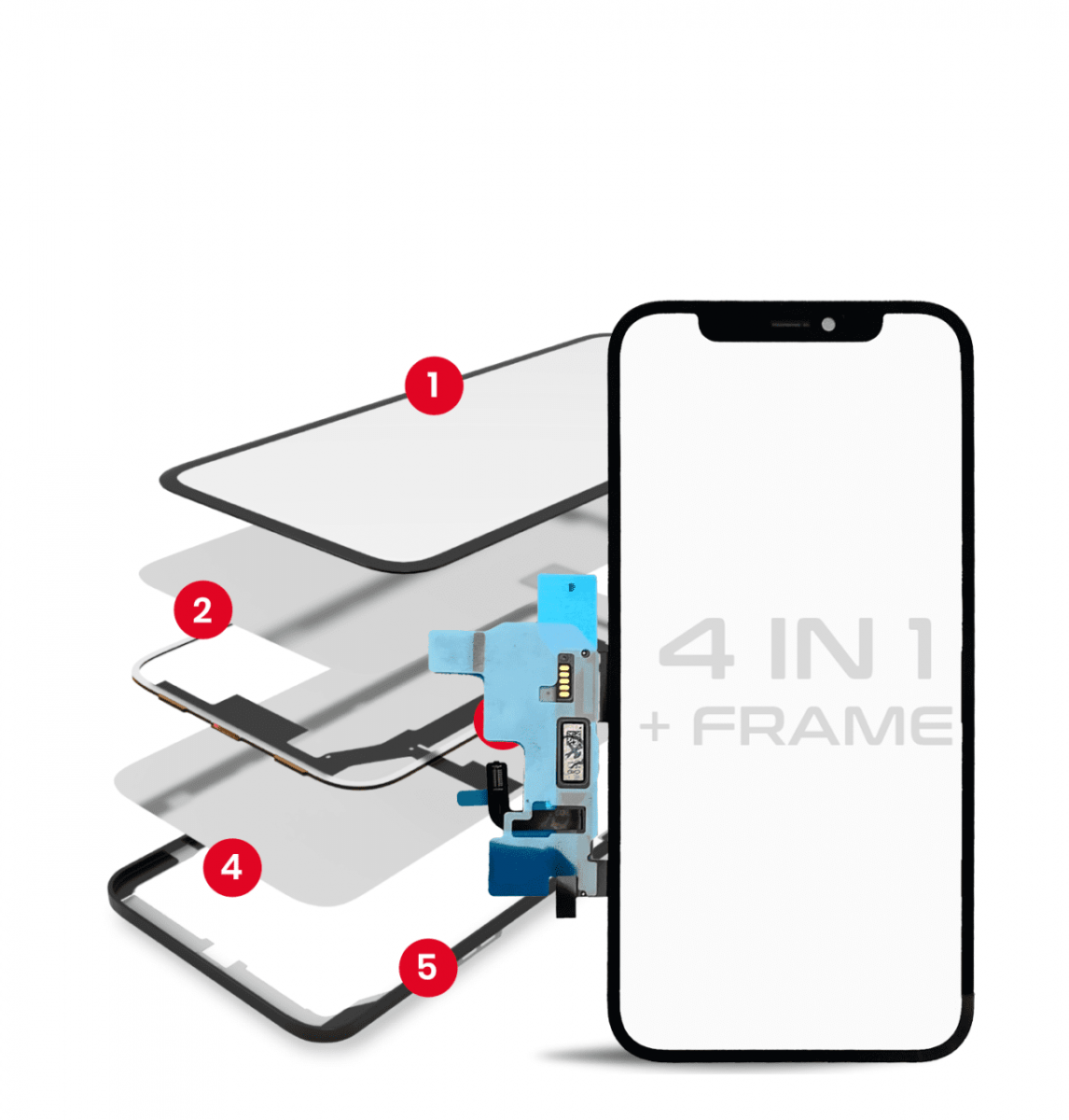 İPhone 12 Dokunmatik Ocalı Çıtalı ''Uyarı Vermeyen Ürün''