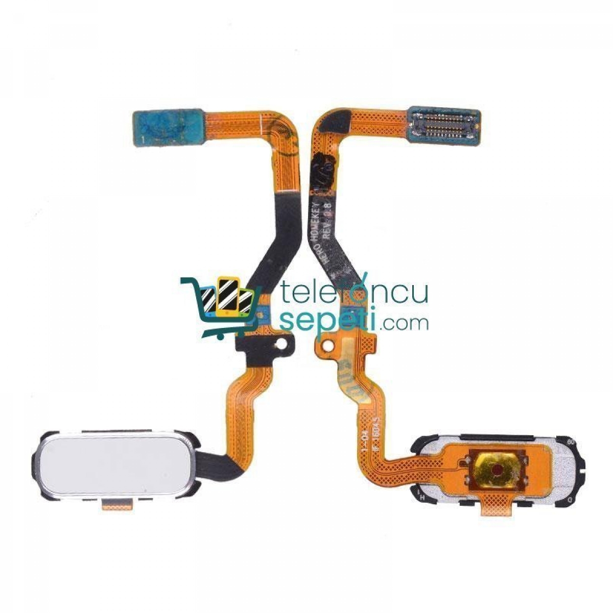 Samsung Galaxy S7 G930 Home Tuş Bordu Filmi Beyaz