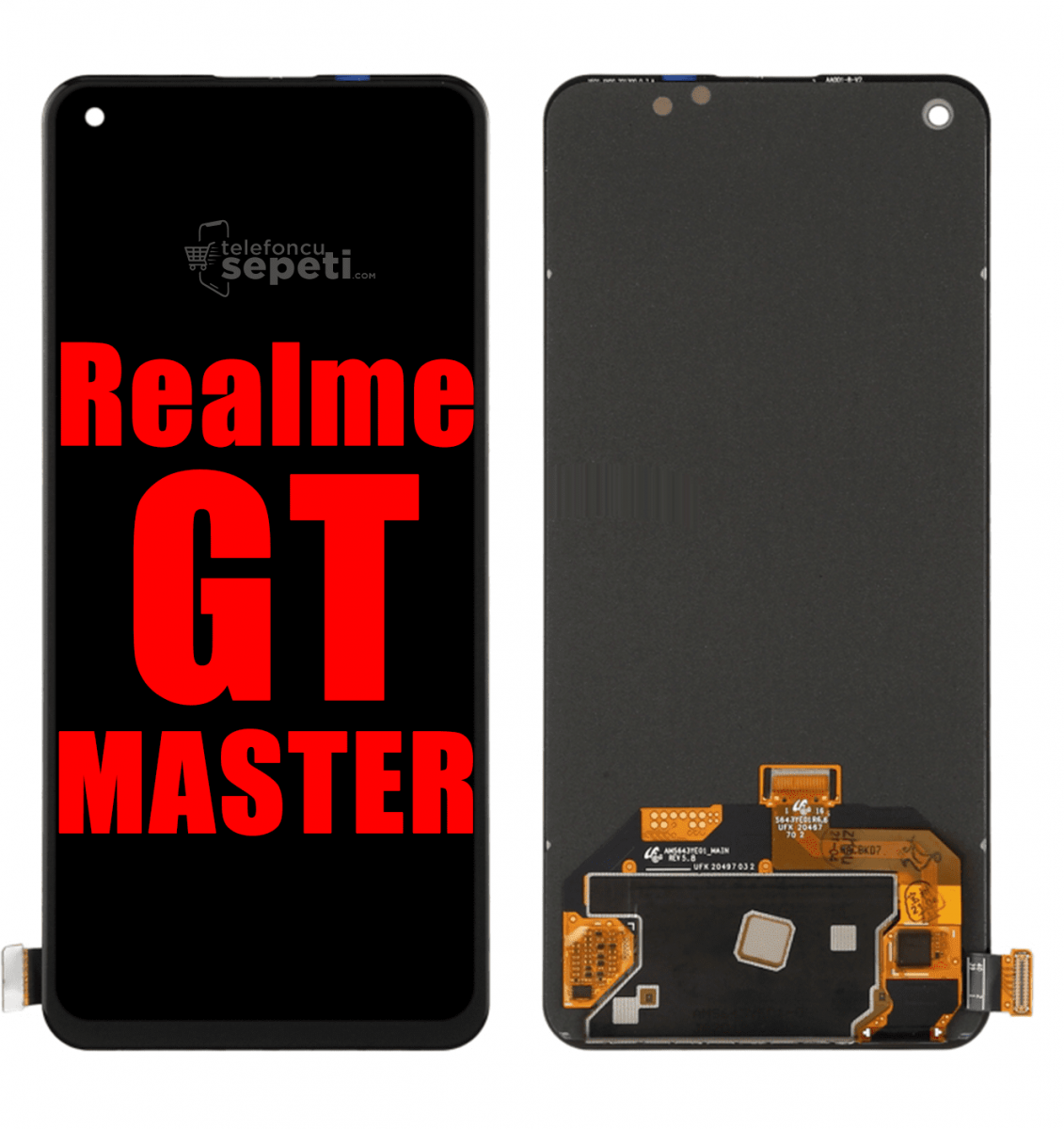 Realme Gt Master Ekran Dokunmatik Siyah Çıtasız Orjinal